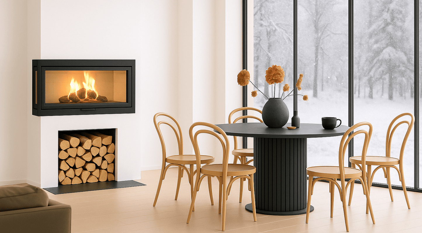 Innebygd peis: Skap et minimalistisk og moderne uttrykk - Eldheim