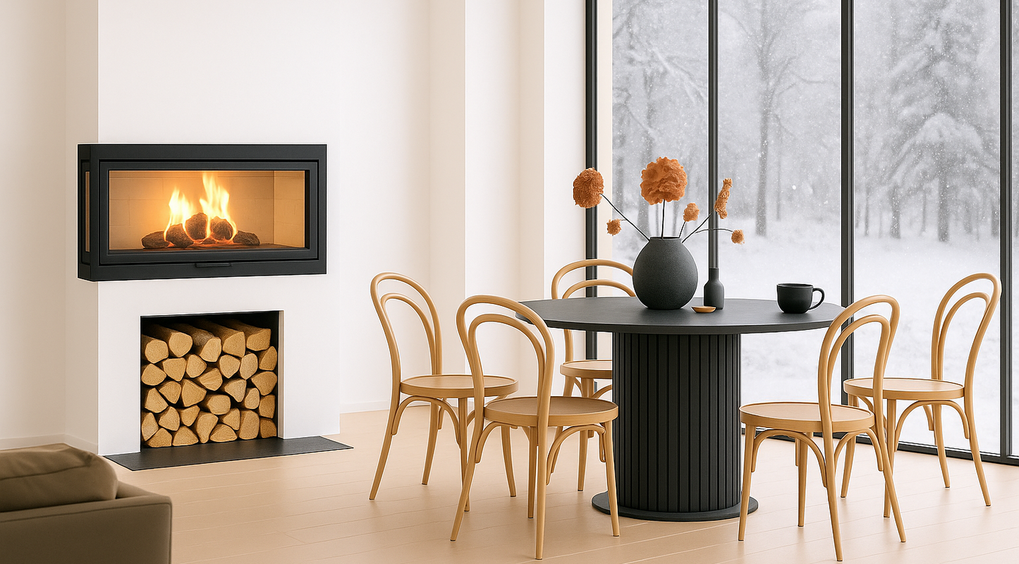 Innebygd peis: Skap et minimalistisk og moderne uttrykk