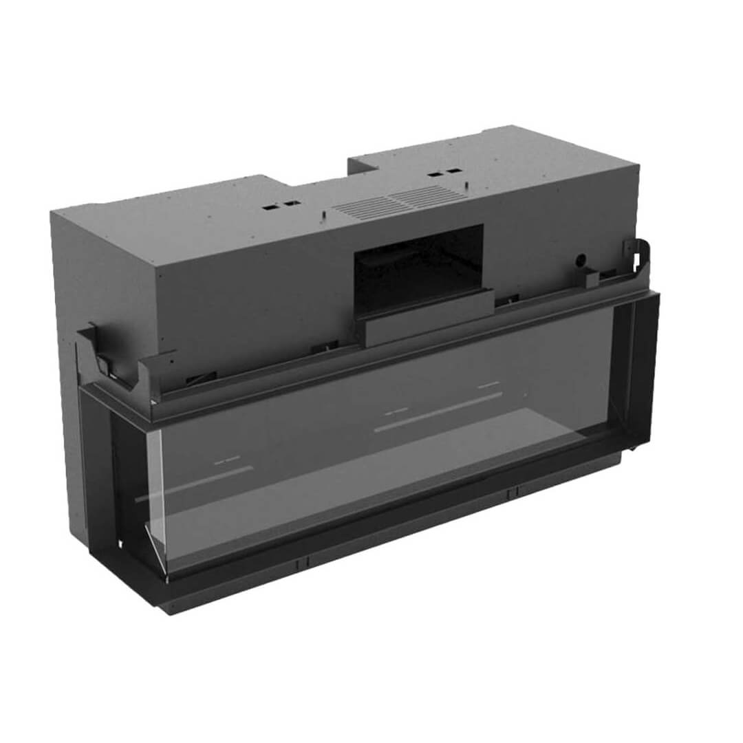 DRU Virtuo 130/2 Evolve - Elektrisk peisinnsats, høyre hjørne - Eldheim