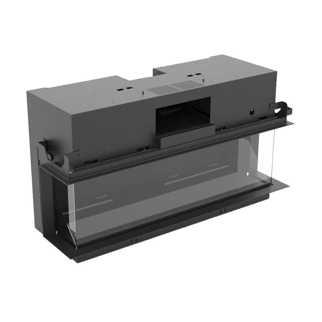 DRU Virtuo 150/3 Evolve – Elektrisk peisinnsats, 3 - sidig - Eldheim