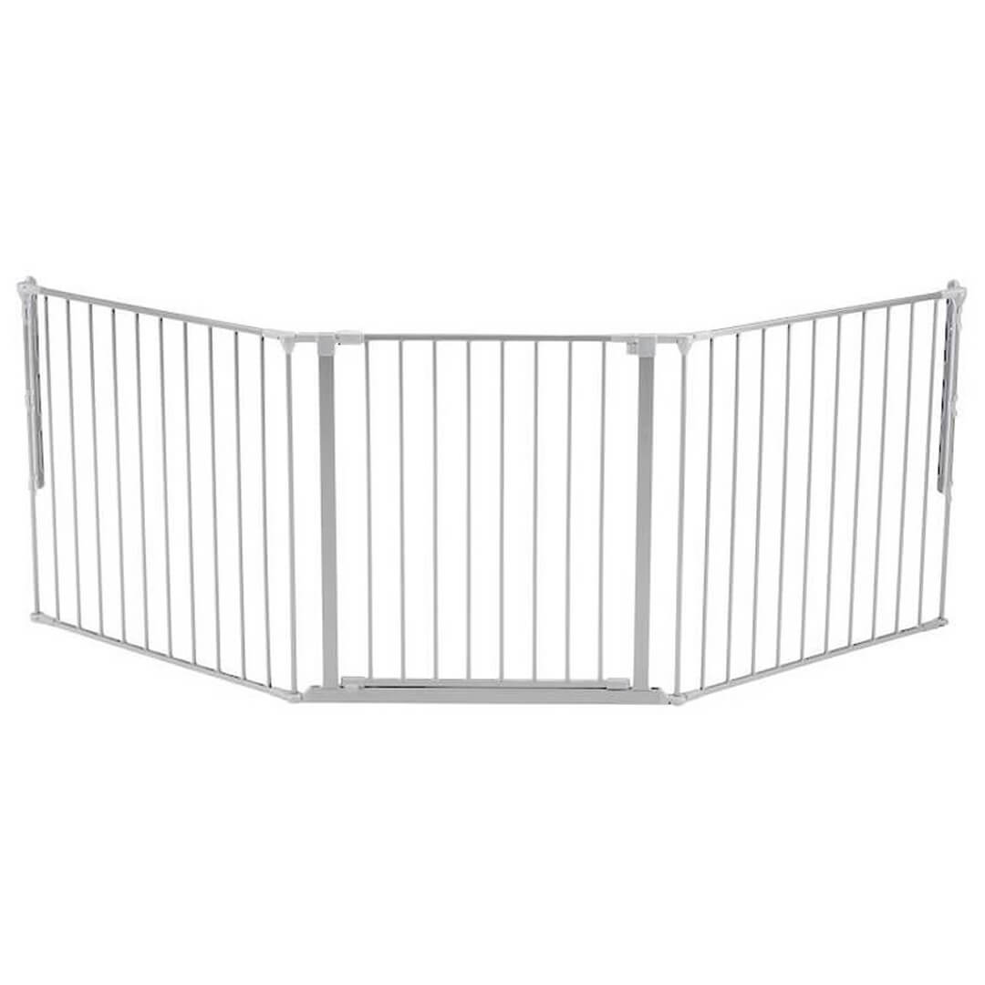 Peisgrind - sikkerhetsgitter til peis og vedovn, L, hvit - Eldheim