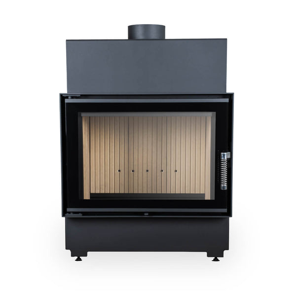 NORDflam Roten peisinnsats standard med stort frontglass